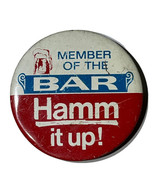 Hamm’s Beer Member of the Bar St. Paul Minnesota Brewery Lapel Pin Pinback - £8.98 GBP