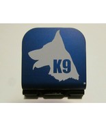 K-9 With Dog Outline Laser Etched Aluminum Hat Clip Brim-it - $11.99