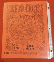 Contortion Lethargy @ The Penny Arcade Wednes Nov 9 Vintage Show Poster/Flyer - £44.44 GBP