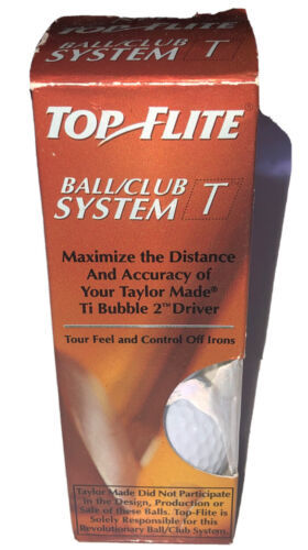 Top Flite Ball/Club System T Set Of 3-Balls W/ Box - $9.38