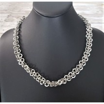 Vintage Necklace - Stunning Silver Tone Multi Link Chain 20&quot; Long - $22.99