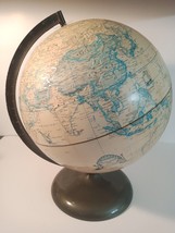 Vintage Rand McNally Terrestrial Globe 12&quot; - Includes Soviet Union - Dec... - £48.55 GBP