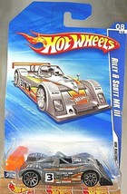 2010 Hot Wheels #156 HW Racing 8/10 RILEY &amp; SCOTT MK III Gray w/Chrome 10 Spokes - £6.29 GBP