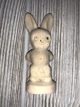 Vintage or Antique Salt Figurine Statue Pot Bellied Bunny Rabbit - £15.03 GBP