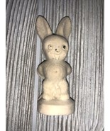 Vintage or Antique Salt Figurine Statue Pot Bellied Bunny Rabbit - £14.79 GBP