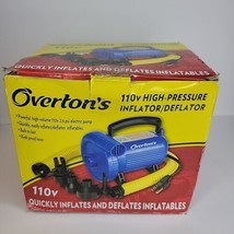 OVERTONS High Pressure PUMP Inflator &amp; Deflator 110v MARINE AUTO BOAT - £26.78 GBP