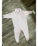 Vintage Basic Editions Baby Girl Pajamas Sleeper Button Up Size 3/6 Mont... - $54.87 CAD