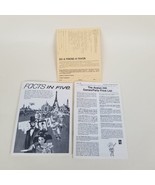 FACTS IN FIVE (1976) Instructions, Parts Price List and Reg Card - Avalo... - £7.76 GBP