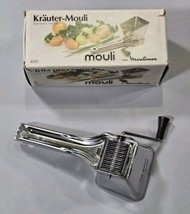 French Mouli Mint Parsley Herb Shredder Mill Grinder Grater Metal Made I... - $20.29