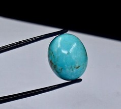Natural Blue Real Turquoise Cab Oval 20mm 21.04 Ct Gemstone For Ring Pen... - £304.49 GBP