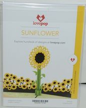 Lovepop LP1570 Sunflower Pop Up Card White Envelope Cellophane Wrapped image 6