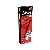 Sharpie China Marker Fine Tip - Black (Box of 12)  - $47.00