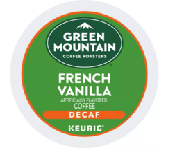 GREEN MOUNTAIN FRENCH VANILLA DECAF KCUPS 24CT - £18.24 GBP