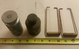 Vintage Scale Test Weights Lot of 4, 1 Kg, 100g, LOOK - $19.75