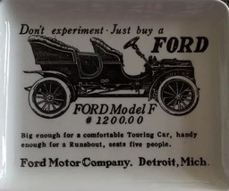 Henry Ford Museum ~ 5&quot; x 6&quot; ~ Glass ~  Advertising Plate ~ 5108-S ~ Ford... - $499.37 MXN