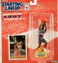 Clyde Drexler Houston Rockets Starting Lineup NBA 1997 Action Figure The Glide - £10.67 GBP
