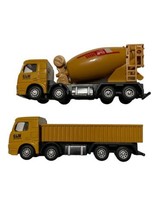 GLW Metal Plastic Kids Construction Truck Vehicle Lot Of 2 Pretend Play - £10.08 GBP