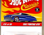 2005 Hot Wheels Classic Series 2 14/30 1967 PONTIAC GTO Orange Variant w... - $14.50