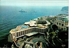 Aerial View Postcard Reflets De La Cote D Azur Loews Hotel Monte Carlo 1984 - £11.85 GBP