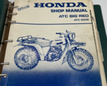 1982 1983 Honda ATC BIG RED ATC 200E Service Shop Repair Manual 6195850 OEM - £39.40 GBP