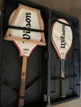 Wilson T2000 Jimmy Connors&#39; Favorite Type Of Steel Racket Strung Rare  - £193.61 GBP