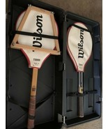 WILSON T2000 JIMMY CONNORS&#39; FAVORITE TYPE OF STEEL  RACKET STRUNG RARE  - $341.26 CAD