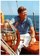 President John F Kennedy Cape Cod 1962 Massachusetts Postcard - £17.17 GBP