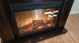 Dimplex Air Heater DF2690 Fireplace Mantle Dark Wood Formal Living Room ... - £393.17 GBP