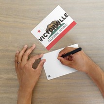 Vicotrville California Flag Standard Postcard - €8,74 EUR
