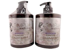 Simply Beauty Natural Hair Care Ginger Shampoo and Conditioner Set, 18 F... - £14.16 GBP