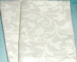 Sferra ORCHARD White Dinner Napkins SET/2 Woven Floral Jacquard 22x22" New - $24.65