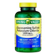 Spring Valley Glucosamine Sulfate Potassium Chloride, 1,000 mg, 200 Tablets  - $28.69