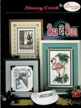 Stoney Creek Collection SEA AND SUN 11 Cross Stitch Charts/Booklet birds animals - £4.74 GBP