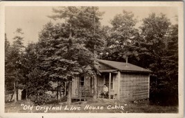 RPPC Old Line House Cabin Photographer Milford Baker Bingham Maine Postcard X11 - £31.38 GBP