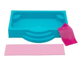 NEW KidKraft Shimmer Mansion Swimming Pool Float Towel Set Barbie Size - £9.35 GBP