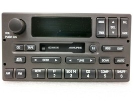 Lincoln cassette radio w RDS. Original Alpine stereo. Factory remanufact... - $59.93