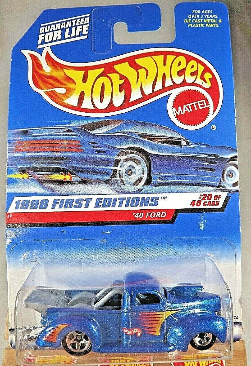 Hot Wheels - 1998 First Editions '40 Ford - #20 of 40 Collector #654 Hot Wheels - 1998 First Editions '40 Ford - #20 of 40 Collector #654