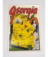 Vintage Georgia Car Window Decal Sticker 4&#39;&#39; 1/4 - £7.48 GBP