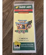 Yard Art DIY Pattern Elf in Caboose Christmas Holiday 41&quot; x 33&quot; - $8.99