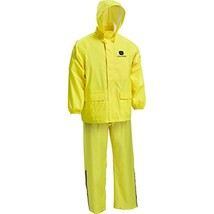 John Deere JD44510 Safety Rain suit �Large, Polyester with Polyurethane ... - $991.58 MXN