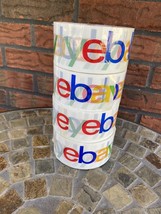4 Rolls EBay Logo Branded Shipping Tape 2&quot; Packaging Tape 75 Yards Each Four - £14.95 GBP