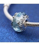 925 Sterling silver Disney Cinderella Murano Glass Charm - €12,80 EUR