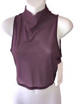 NWT Lululemon Keyhole Mesh Tank Size 4 Plum MSRP $58 - $33.15