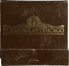 The Barclay Chicago, Match Book Matches Matchbox - £7.80 GBP