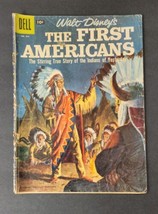 Walt Disney's THE FIRST AMERICANS Comic Book  No 843 Published By Dell 1957 - £4.98 GBP