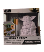 Disney Star Wars Design A Vinyl Mandalorian The Child Vinyl w/ 3 Markers... - $17.40 CAD