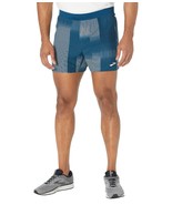 Brooks Men’s Run Happy Sherpa 5&quot; Athletic Running Shorts Indigo Rush Siz... - $55.56 CAD