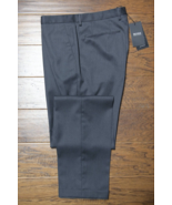 HUGO BOSS Hommes Jwave Laine Slim Fit Dk Gris Robe Pantalon Ourlé Ue 54 ... - $95.84 CAD