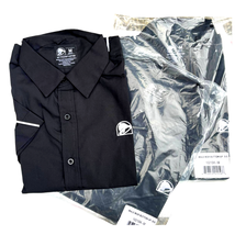 3x Taco Bell Manager Button-Up Short Sleeve Black Shirt  | Mens Medium NEW - £22.09 GBP