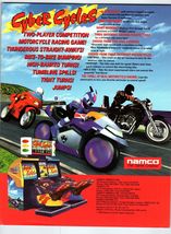 Cyber Cycles Arcade FLYER Original 1995 Video Game Double Sided Motorcyc... - $7.28